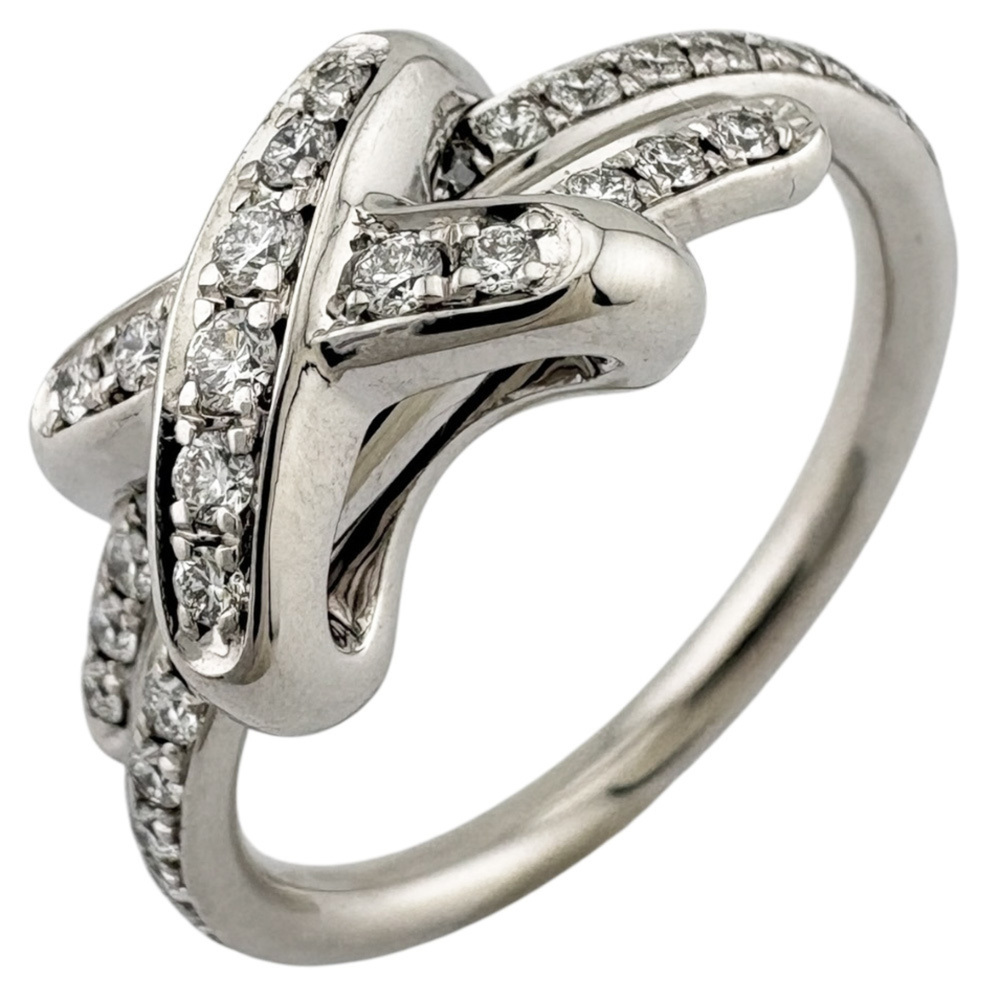 Chaumet Jeux de Liens Ring, 18K White Gold, Diamond, Women's Ring